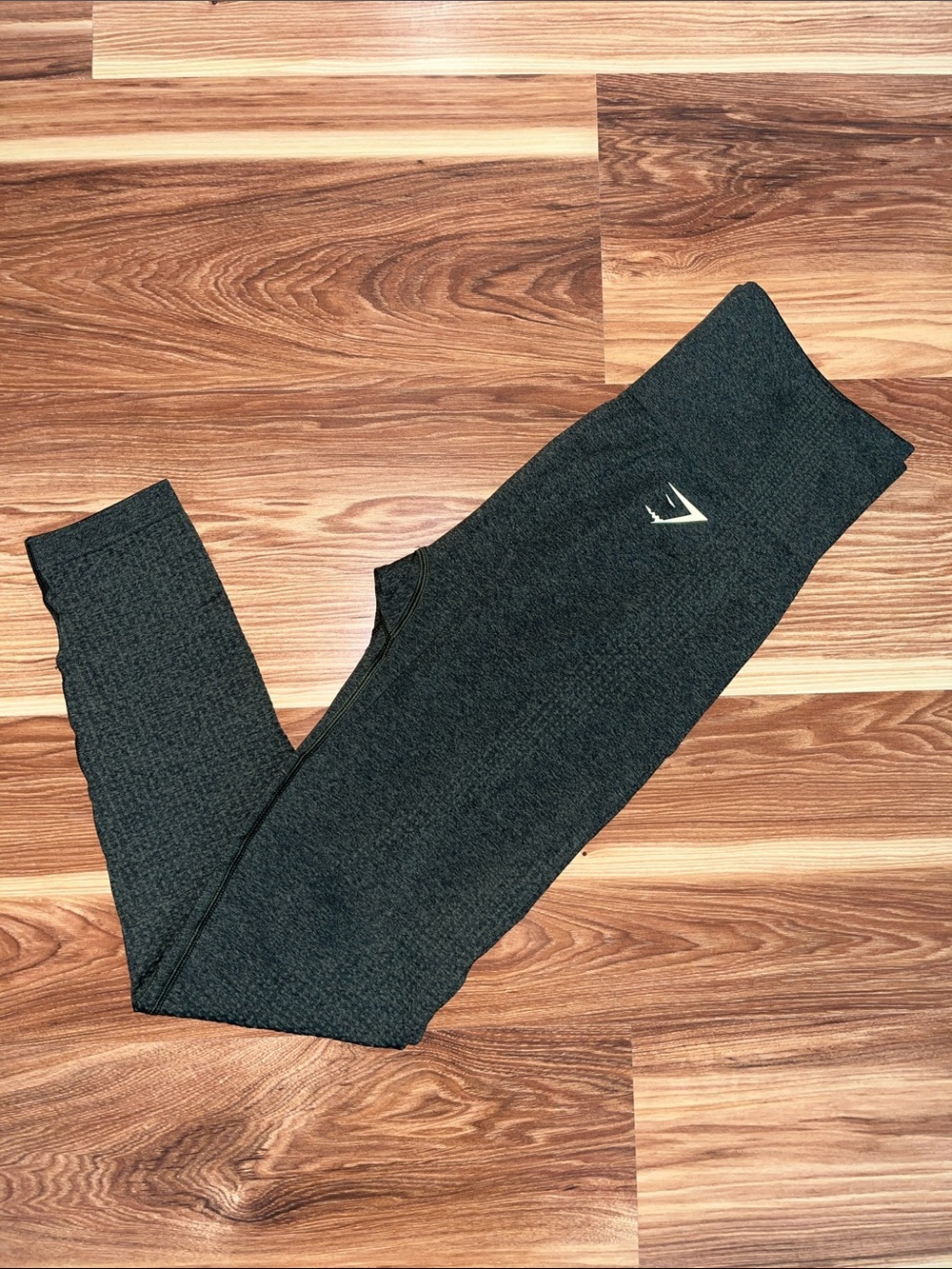 Gymshark Dark Heather Green Seamless Leggings